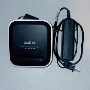 Brother compact color printer VC-500w 3+ roll cassettes included